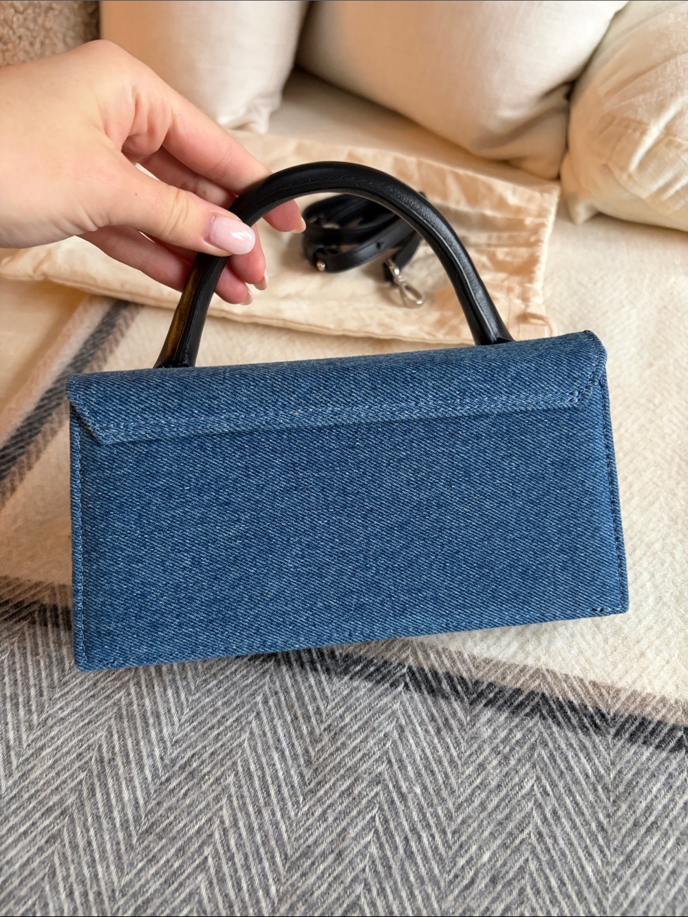 Jacquemus Le Chiquito Long denim bag - Picture 5 of 12